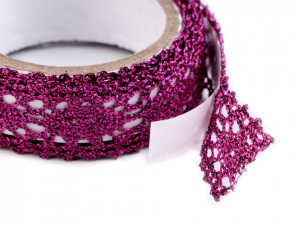 Samolepicí krajka šíře 17 mm lesklá