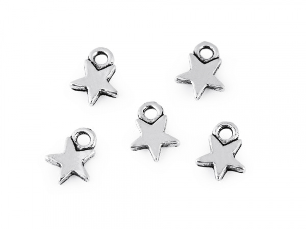 Mini přívěsek peace, hvězda, triquetra