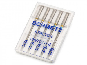 Strojové jehly Stretch sdružené 75; 90 Schmetz