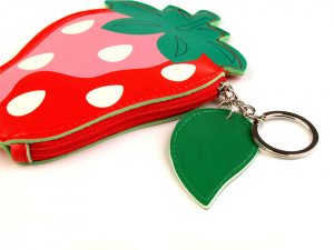 Dětská peněženka / klíčenka jahoda, kaktus, citron, ananas