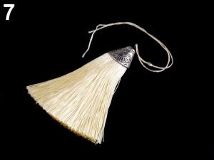 Střapec s orientálním kaplíkem délka 80 mm