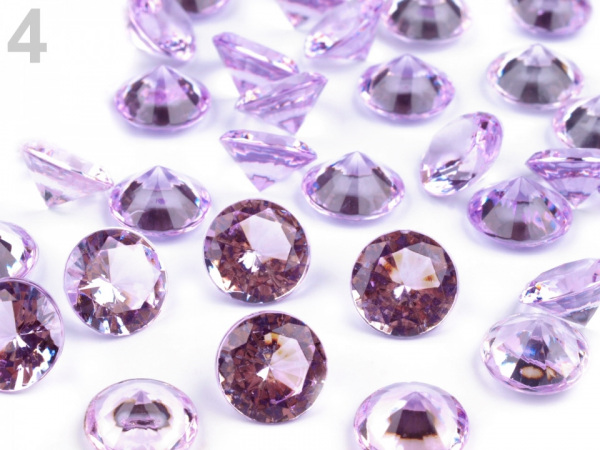 Dekorační diamanty Ø10 mm