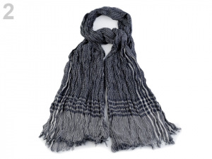 Pánská šála mačkaná 90x190 cm
