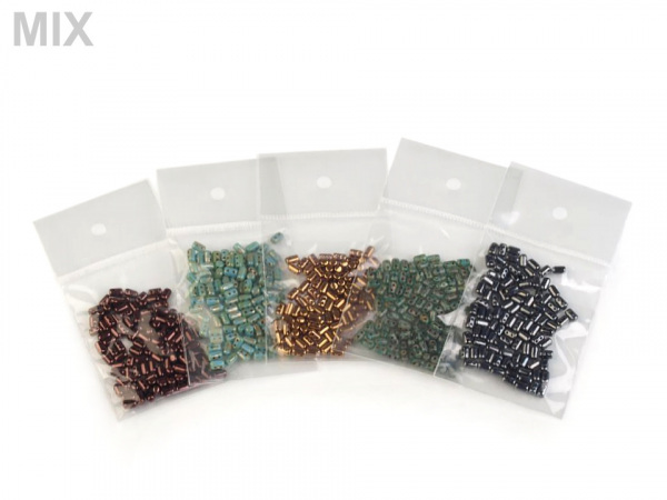 Dvoudírkový rokajl Matubo Rulla 3x5 mm