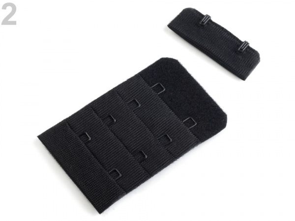 Zapínání na podprsenky šíře 37 mm dvouřadé