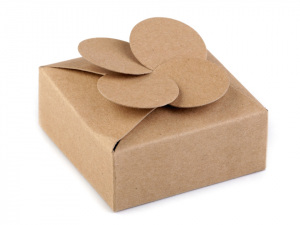 Papírová krabička natural malá