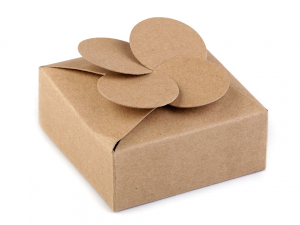 Papírová krabička natural malá