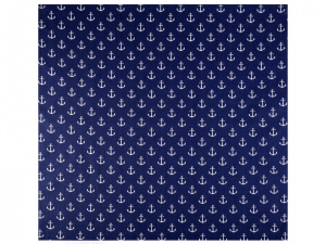 Bavlněný šátek s kotvami 65x65 cm