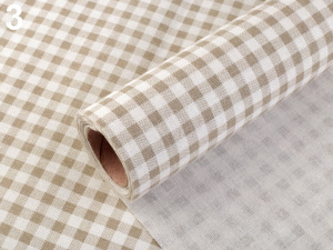 Dekorační látka šíře 48 cm káro