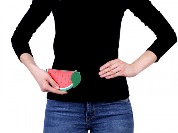 Dětská peněženka / klíčenka jahoda, kaktus, citron, ananas