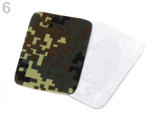 Nažehlovací záplaty maskáčové 5,3x7,9 cm