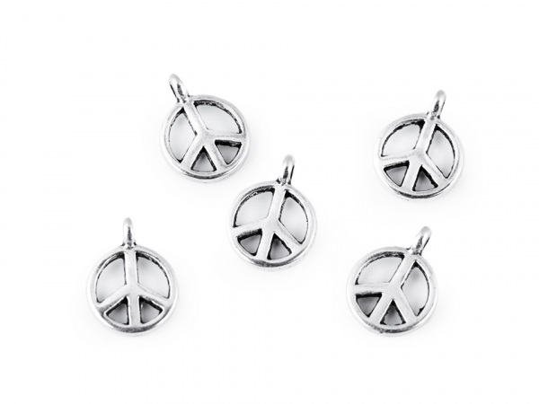 Mini přívěsek peace, hvězda, triquetra