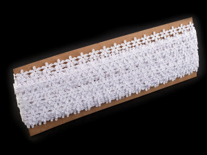 Vzdušná / jemná krajka / vsadka šíře 16 mm květy