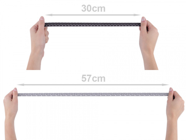 Lemovací pruženka s hvězdami šíře 15 mm