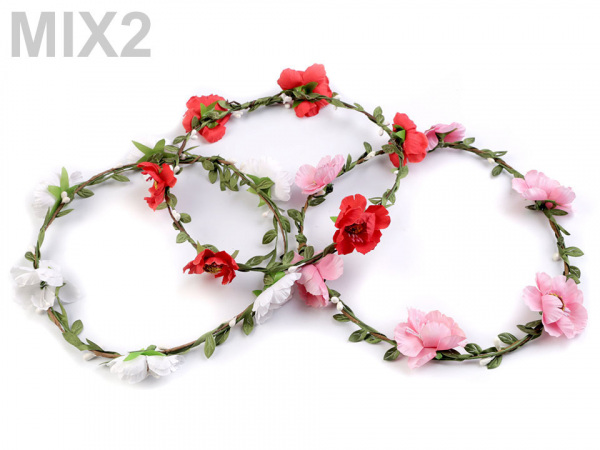 Květinový věneček do vlasů