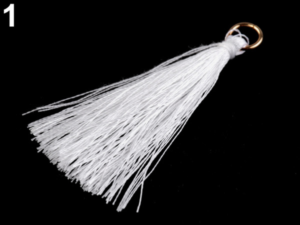 Střapec s očkem délka 40-55 mm