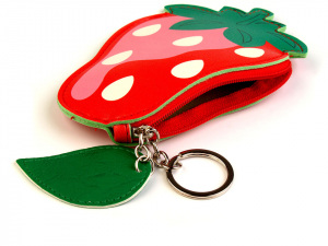 Dětská peněženka / klíčenka jahoda, kaktus, citron, ananas