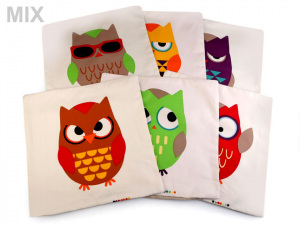 Povlak na polštář sova 45x45 cm