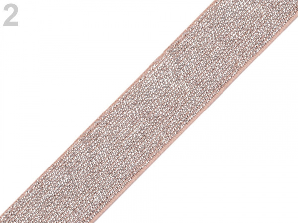 Pruženka s lurexem šíře 30 mm