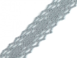 Krajka / vsadka paličkovaná šíře 25 mm