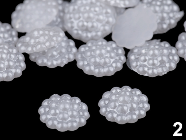 Perlová ozdoba k nalepení Ø13 mm