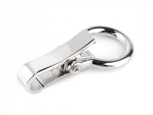 Kovová karabina / zapínání průvlek 15 mm