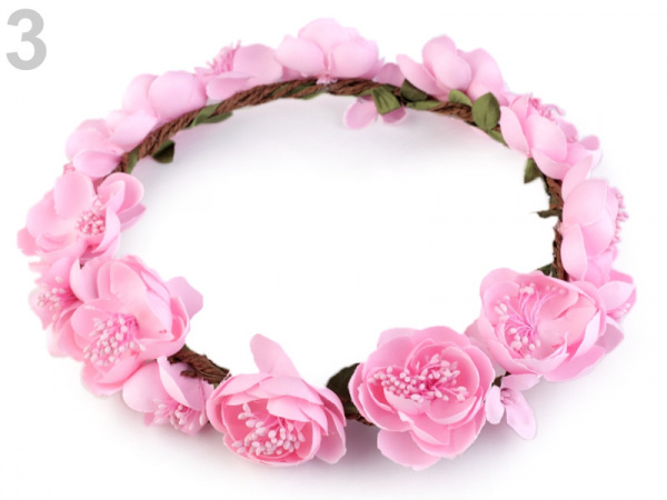 Květinový věneček do vlasů