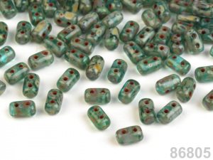 Dvoudírkový rokajl Matubo Rulla 3x5 mm