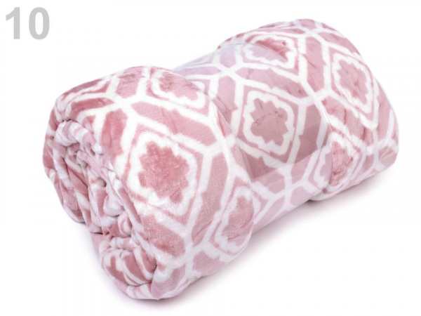 Velká deka / přehoz fleece 200x230 cm