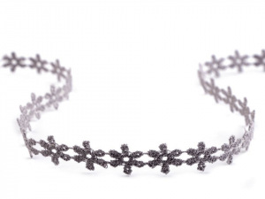 Vzdušná / jemná krajka / vsadka šíře 16 mm květy