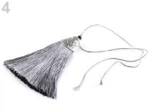 Střapec s orientálním kaplíkem délka 80 mm