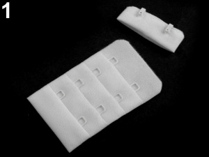 Zapínání na podprsenky šíře 37 mm dvouřadé