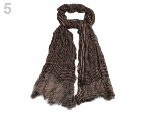 Pánská šála mačkaná 90x190 cm