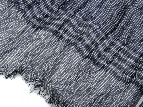 Pánská šála mačkaná 90x190 cm