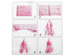 Párty girlanda s třásněmi