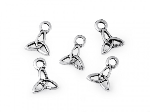 Mini přívěsek peace, hvězda, triquetra