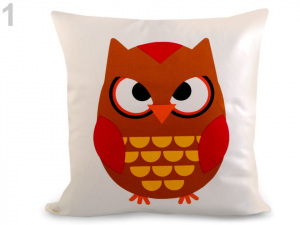 Povlak na polštář sova 45x45 cm