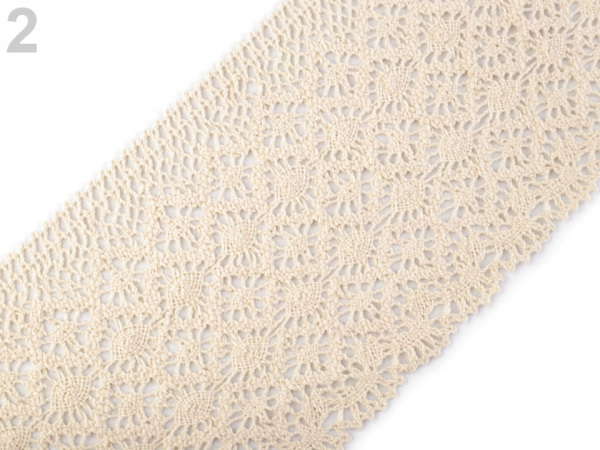 Bavlněná krajka paličkovaná šíře 14 cm