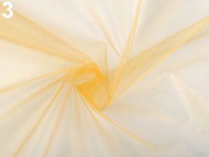 Organza tuhá dekorační