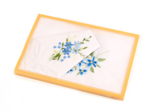 Dámský kapesník vyšívaný / dárková kazeta