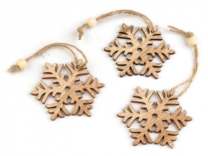 Vánoční dřevěná hvězda