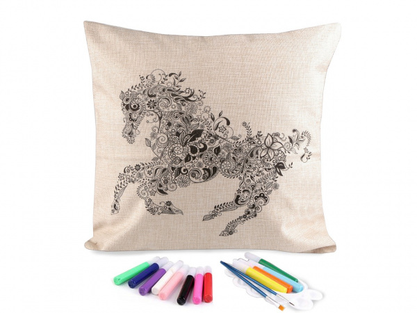 Kreativní sada povlak na polštář k domalování