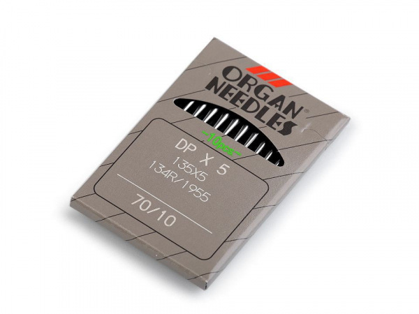 Strojové jehly do průmyslových strojů 70; 80; 90; 100; 130 Organ