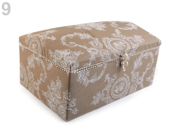 Kazeta / košík na šití čalouněný