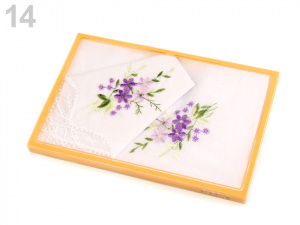 Dámský kapesník vyšívaný / dárková kazeta