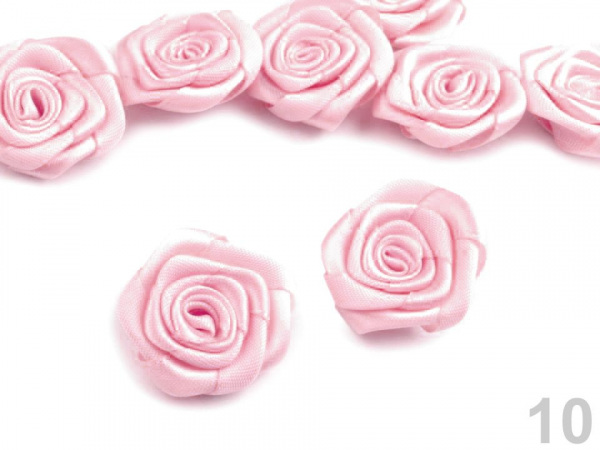 Saténová růže Ø30 mm