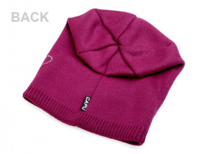 Dívčí zimní čepice Capu se srdíčky
