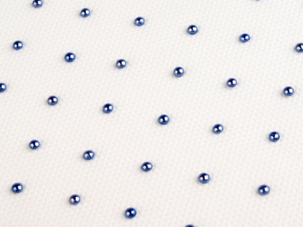 Nažehlovací perly velikost SS12 na přenášecí fólii