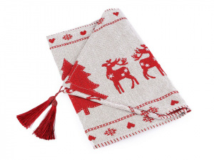 Běhoun / ubrus gobelín 34x175 cm vánoční