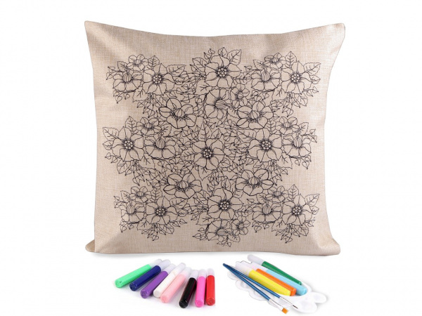 Kreativní sada povlak na polštář k domalování